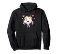 Adorable Soccer Ball Character Colorful Hoodie - Unique Graphic for Adults
