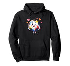 Adorable Soccer Ball Character Colorful Hoodie - Unique Graphic for Adults