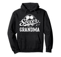 Soccer Grandma Soccer Ball Hoodie - Aesthetic Graphic Unisex