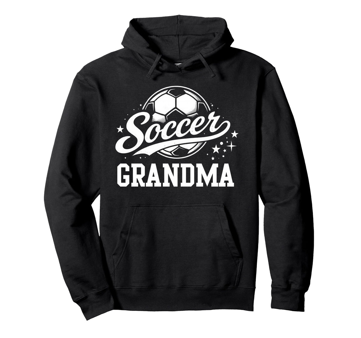 Soccer Grandma Soccer Ball Hoodie - Aesthetic Graphic Unisex