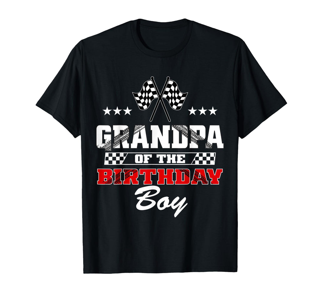 Grandpa Birthday Soccer Party T-Shirt - Casual Everyday Wear Men Women