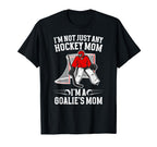 Goalies Mom Hockey Keeper Mom Hockey T-Shirt - Minimalist Print for Adults