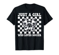 Just Who Loves Soccer Mom Coquette Bow T-Shirt - Graphic Print Unisex