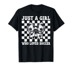 Just Who Loves Soccer Mom Coquette Bow T-Shirt - Graphic Print Unisex