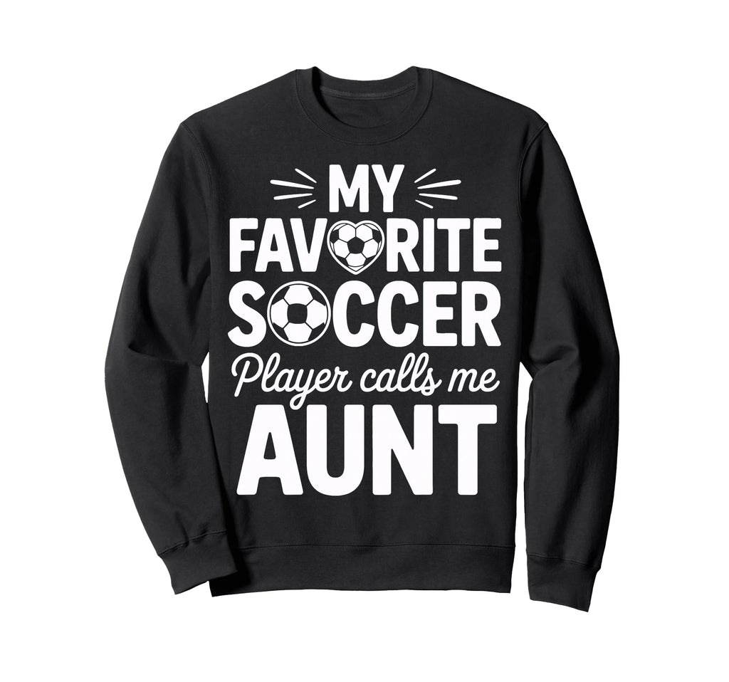 My Favorite Soccer Player Calls Me Sweatshirt - Minimalist Print Unisex