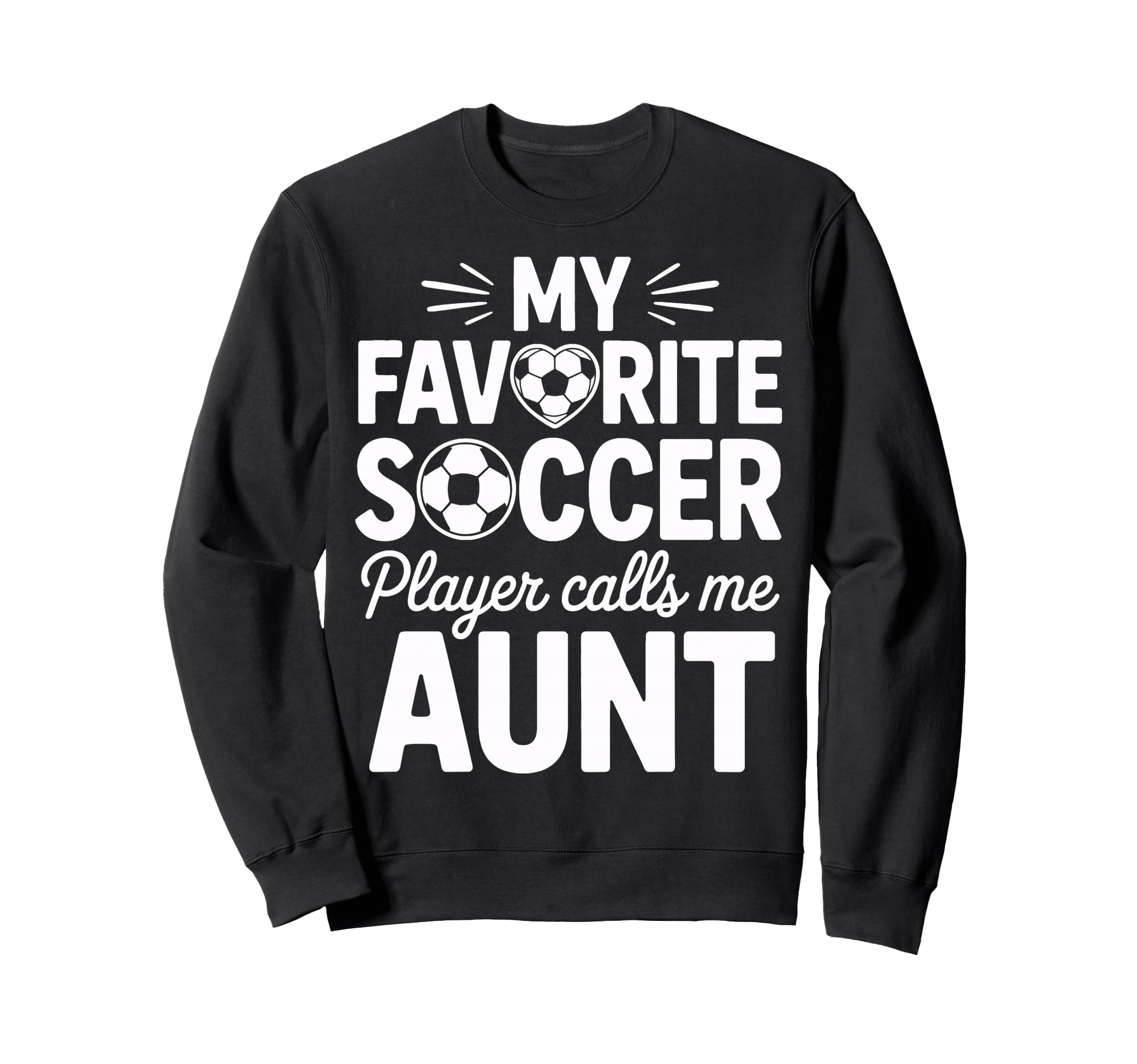 My Favorite Soccer Player Calls Me Sweatshirt - Minimalist Print Unisex
