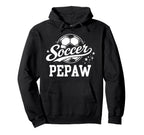 Soccer Pepaw Soccer Ball Hoodie - Streetwear Style Unisex