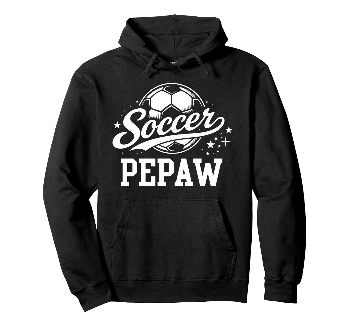 Soccer Pepaw Soccer Ball Hoodie - Streetwear Style Unisex