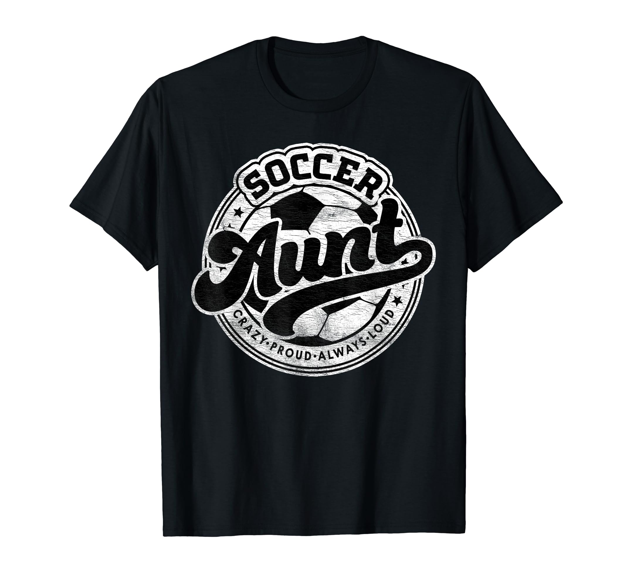 Soccer Aunt Family Matching Game Day T-Shirt - Unique Graphic Unisex
