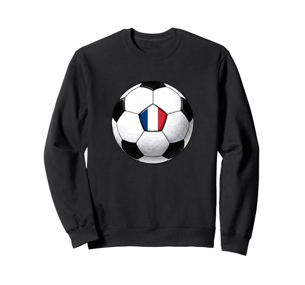 Retro10 Franca Soccer Football Flag Sweatshirt - Fun Novelty Design Unisex