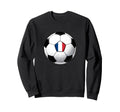 Retro10 Franca Soccer Football Flag Sweatshirt - Fun Novelty Design Unisex