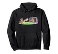 Cheetah Kicks Ball Sloth Goalie Soccer Hoodie - Minimalist Print Unisex