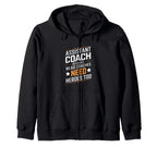 Funny Assistant Coach Soccer Volleyball Jm T-Shirt - Novelty Apparel Unisex