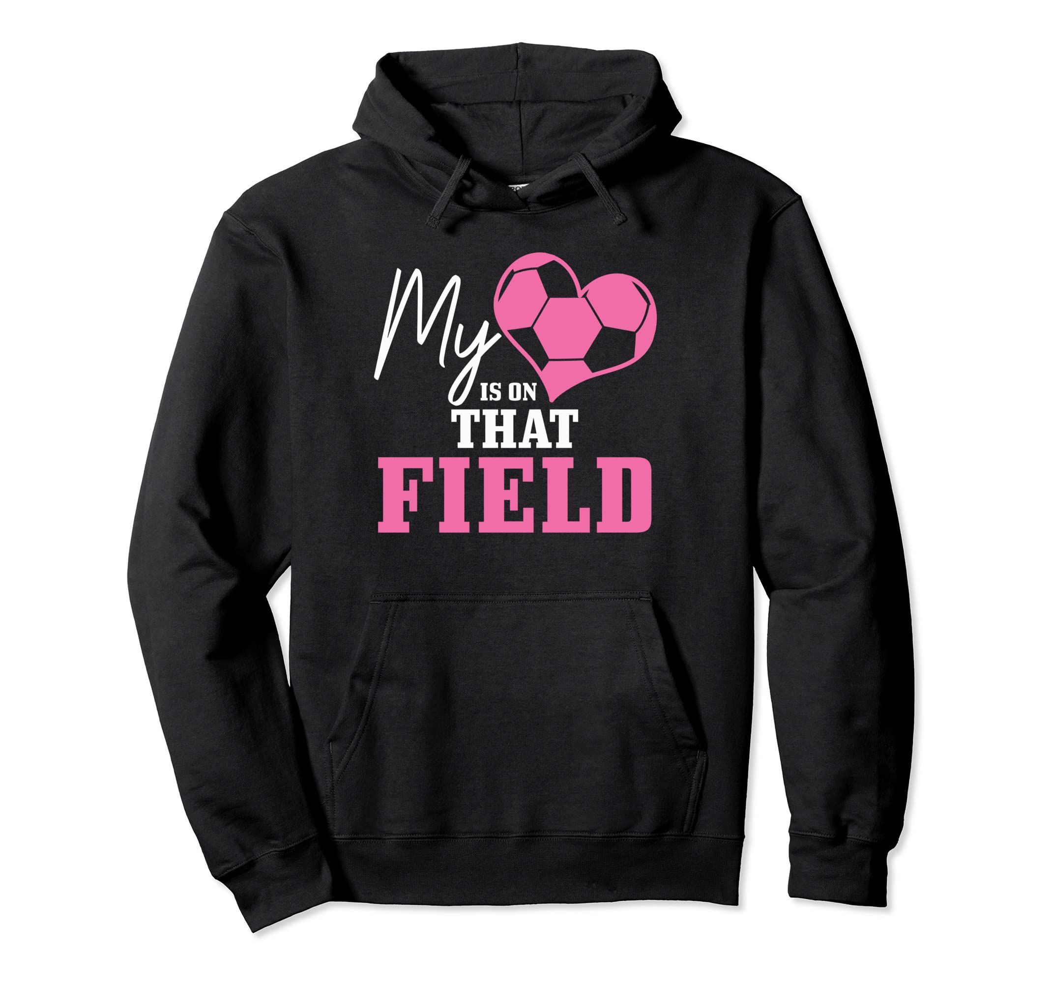 Soccer Mom My Heart Is That Field Coach Hoodie - Graphic Print Men Women