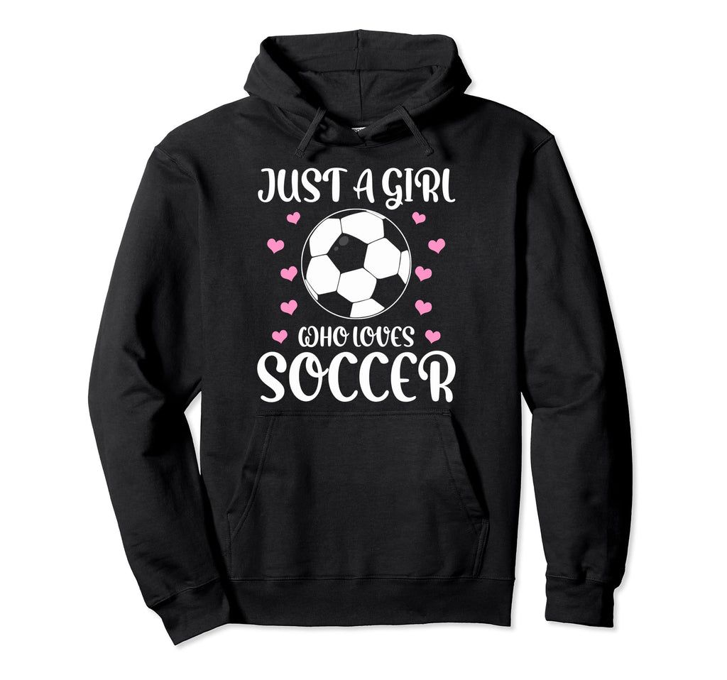 Soccer Lovers Just Who Loves Soccer Hoodie - Trendy Graphic for Adults