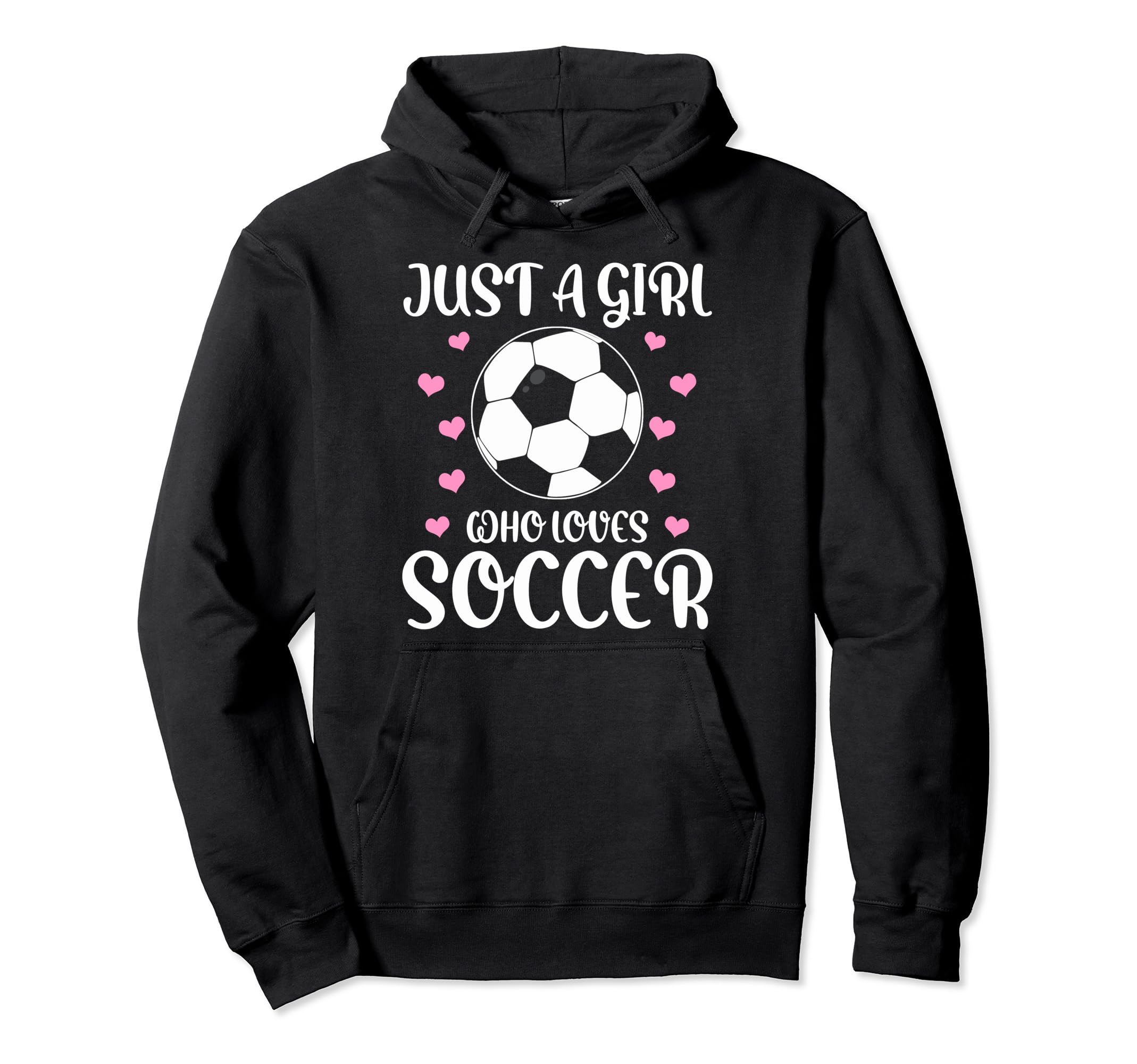 Soccer Lovers Just Who Loves Soccer Hoodie - Trendy Graphic for Adults