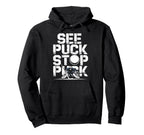 Netminder Ice Hockey Goalkeeper Goalie Hoodie - Graphic Print Unisex