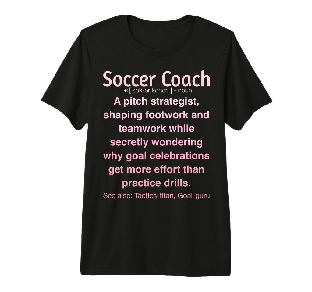 Funny Soccer Coach Tri Blend T-Shirt - Trendy Graphic Unisex