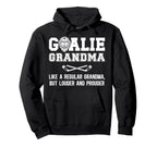 Hockey Goalie Grandma Definition Hoodie - Casual Everyday Wear for Adults