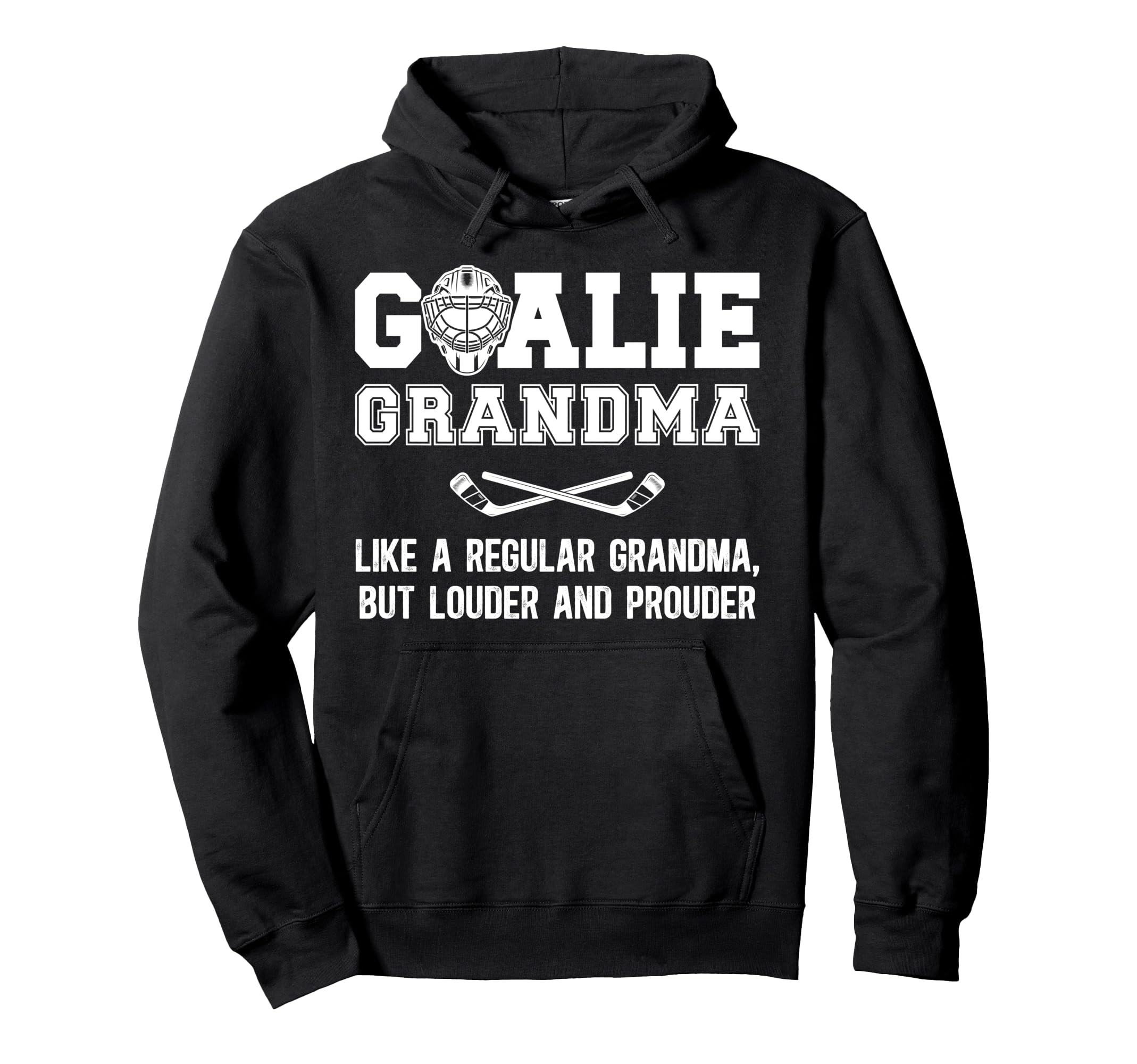 Hockey Goalie Grandma Definition Hoodie - Casual Everyday Wear for Adults
