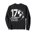 17Th Birthday Soccer Player Football Sweatshirt - Custom Art Print Unisex