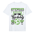 Stepdad Birthday Soccer Player Birthday T-Shirt - Streetwear Style Unisex