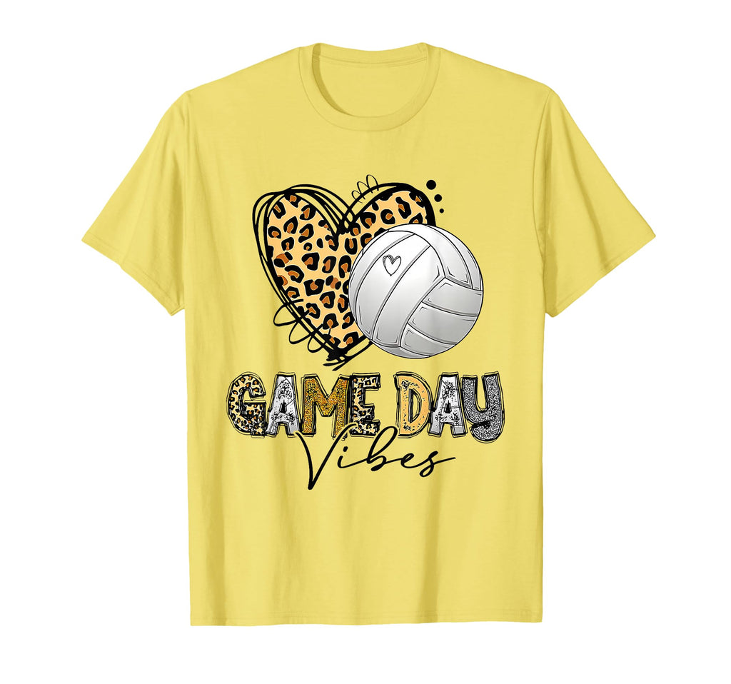 Volleyball Game Day Vibes Sport T-Shirt - Casual Everyday Wear for Adults