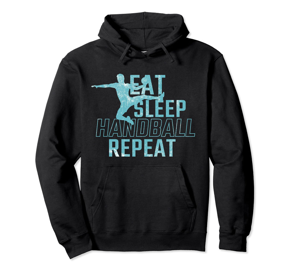 Handball Shoes Eat Sleep Handball Repeat Hoodie - Streetwear Style Unisex