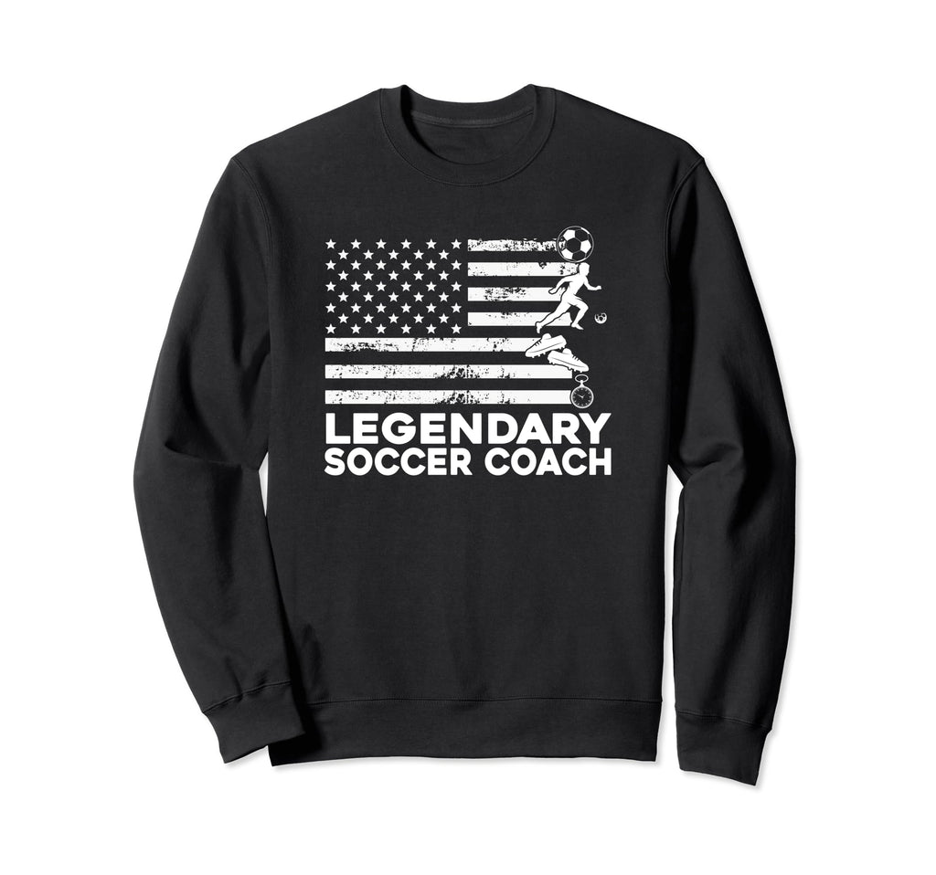 Soccer Coaching Training Sweatshirt - Fun Novelty Design for Adults