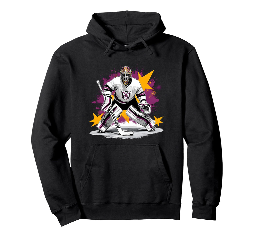 Ice Hockey Player Goalkeeper Ice Hoodie - Streetwear Style Men Women