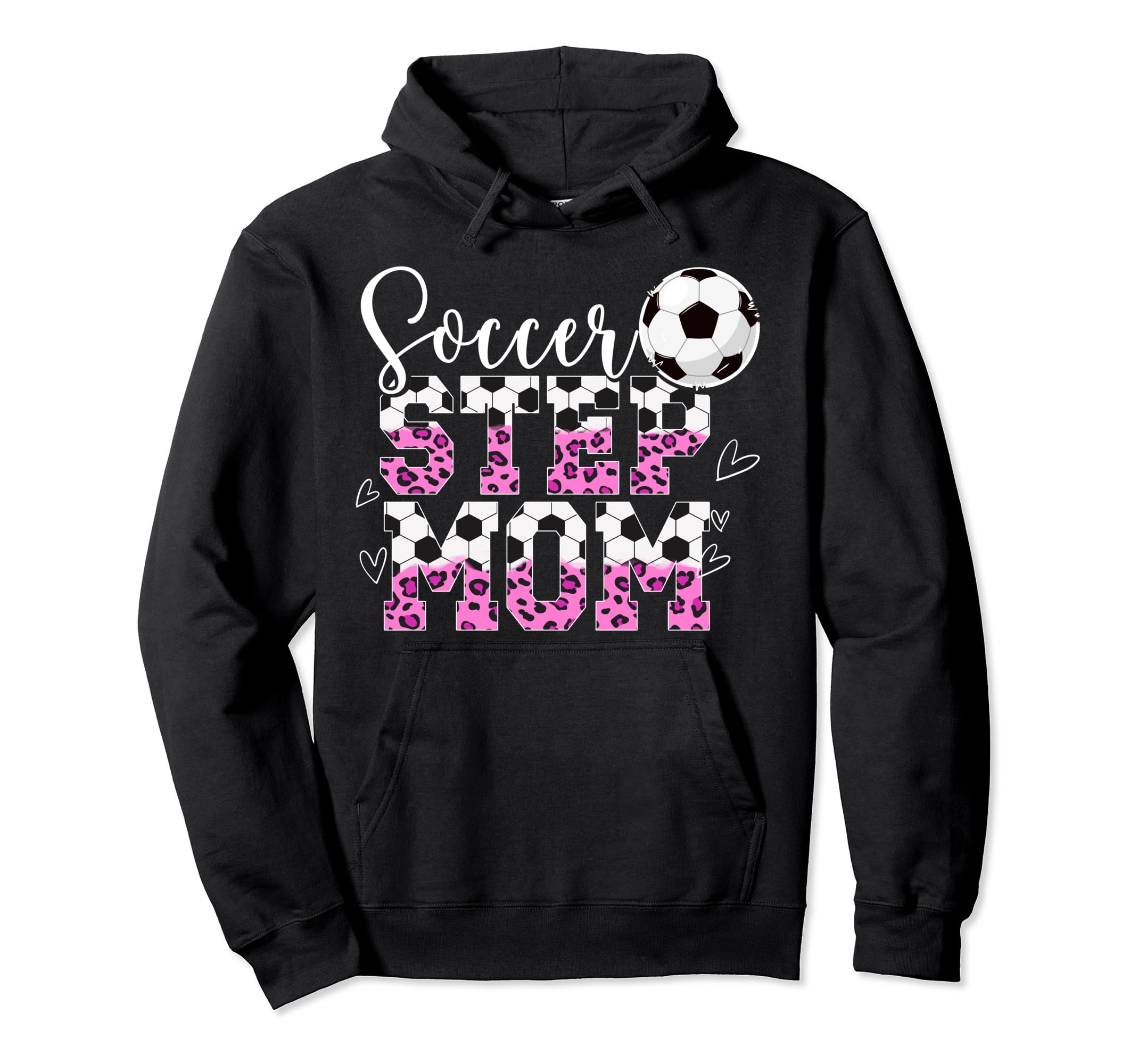 Soccer Step Mom Soccer Player Step Mother Hoodie - Novelty Apparel Unisex