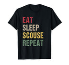 Eat Sleep Scouse Repeat T-Shirt - Casual Everyday Wear Men Women