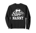 Soccer Nanny Family Matching Soccer Sweatshirt - Graphic Print Men Women
