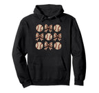 Soccer Bow Game Day Baseball Coquette Bow Hoodie - Graphic Print Unisex