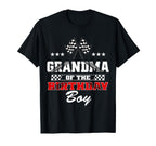 Grandma Birthday Soccer Party T-Shirt - Fun Novelty Design Men Women