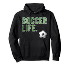 Soccer Life Goalie Player Athlete Hoodie - Aesthetic Graphic Men Women