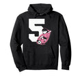 5 Soccer Birthday Gift Soccer Fan Hoodie - Fun Novelty Design for Adults
