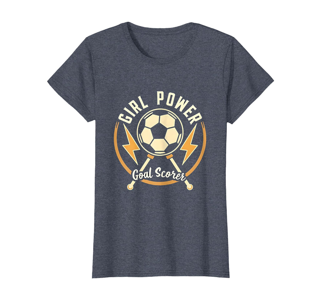 Power Goal Scorer Soccer T-Shirt - Casual Everyday Wear for Adults