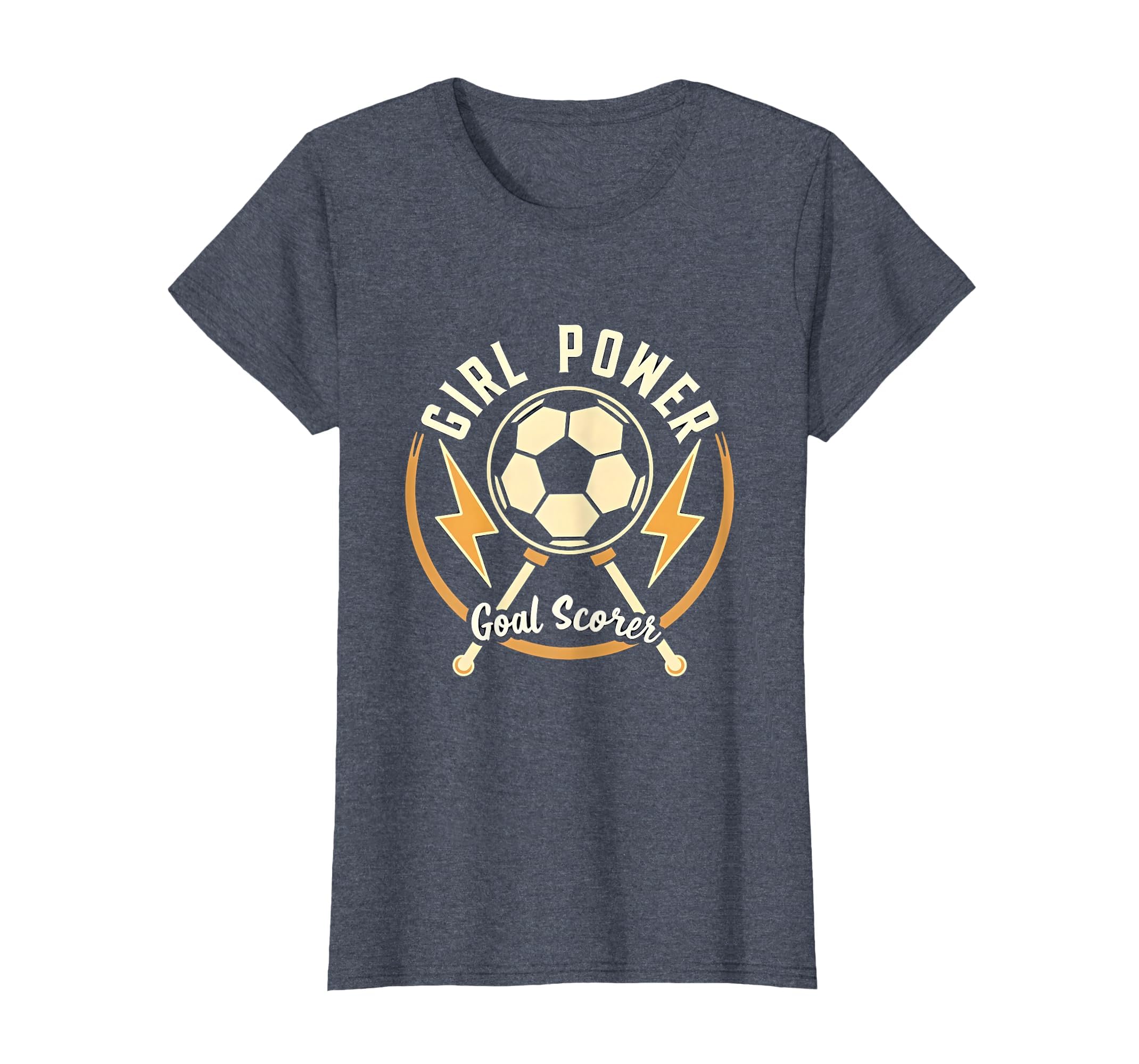 Power Goal Scorer Soccer T-Shirt - Casual Everyday Wear for Adults
