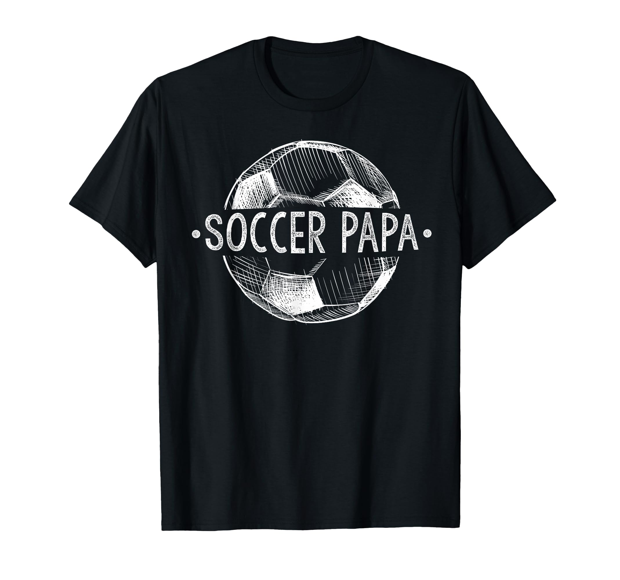 Soccer Papa Family Matching Team T-Shirt - Novelty Apparel for Adults
