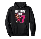 7Th Birthday Soccer Dabbing 7 Years Old Hoodie - Custom Art Print Unisex