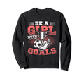 Goals Soccer Player Sweatshirt - Trendy Graphic Men Women
