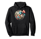 Soccer Player Lover Floral Flower Hoodie - Trendy Graphic Men Women