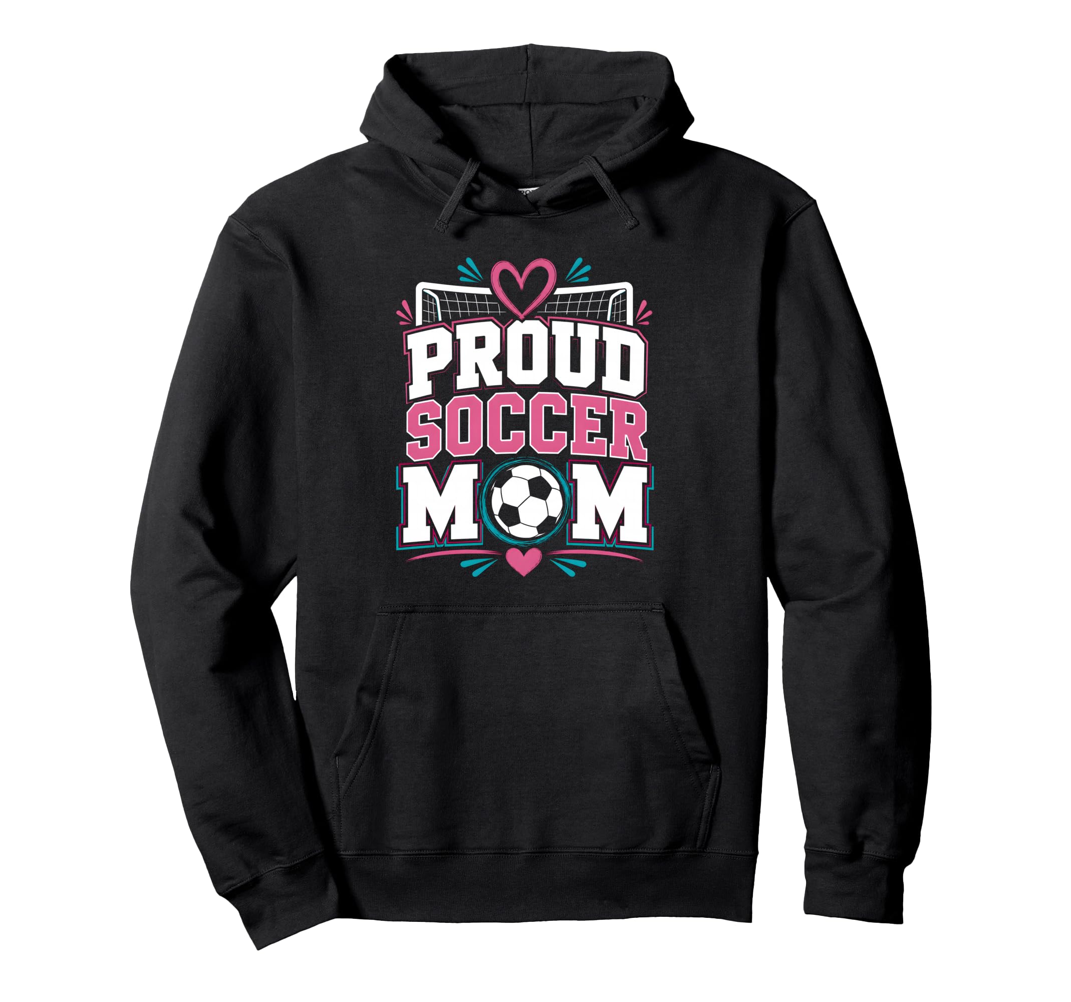 Proud Soccer Mom Soccer Mom Family Hoodie - Unique Graphic Unisex