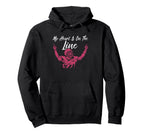 My Heart Is Line Football Lineman Hoodie - Casual Everyday Wear Unisex