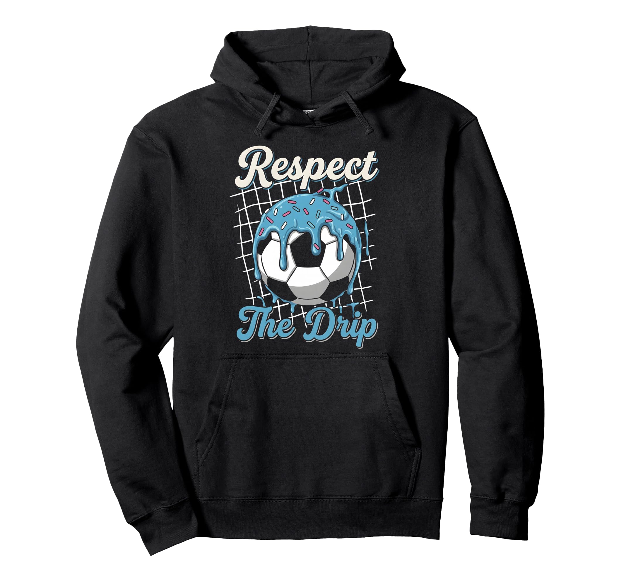 Soccer Respect Drip Player Fans Ice Cream Hoodie - Streetwear Style Unisex