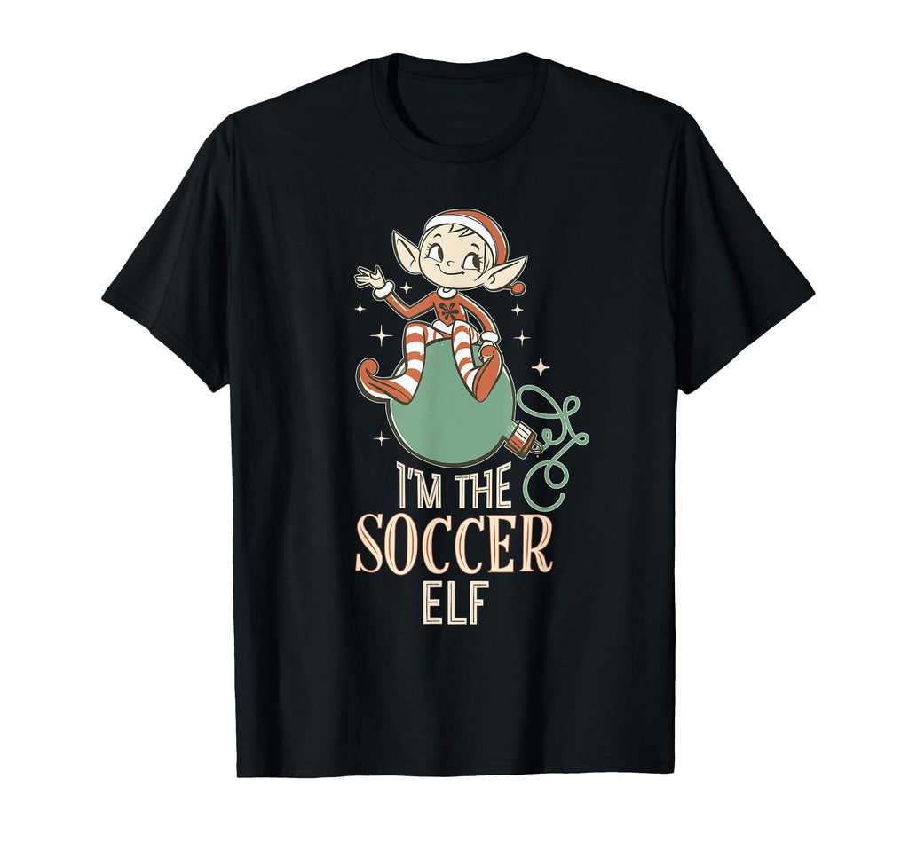 Im Soccer Elf Matching Family Elves T-Shirt - Unique Graphic Men Women