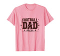Football Dad Proud Senior Soccer Parent T-Shirt - Minimalist Print Unisex