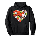 I Love Sports Basketball Football Hoodie - Streetwear Style Men Women
