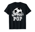 Soccer Pop Grandpa Pop Soccer T-Shirt - Aesthetic Graphic for Adults